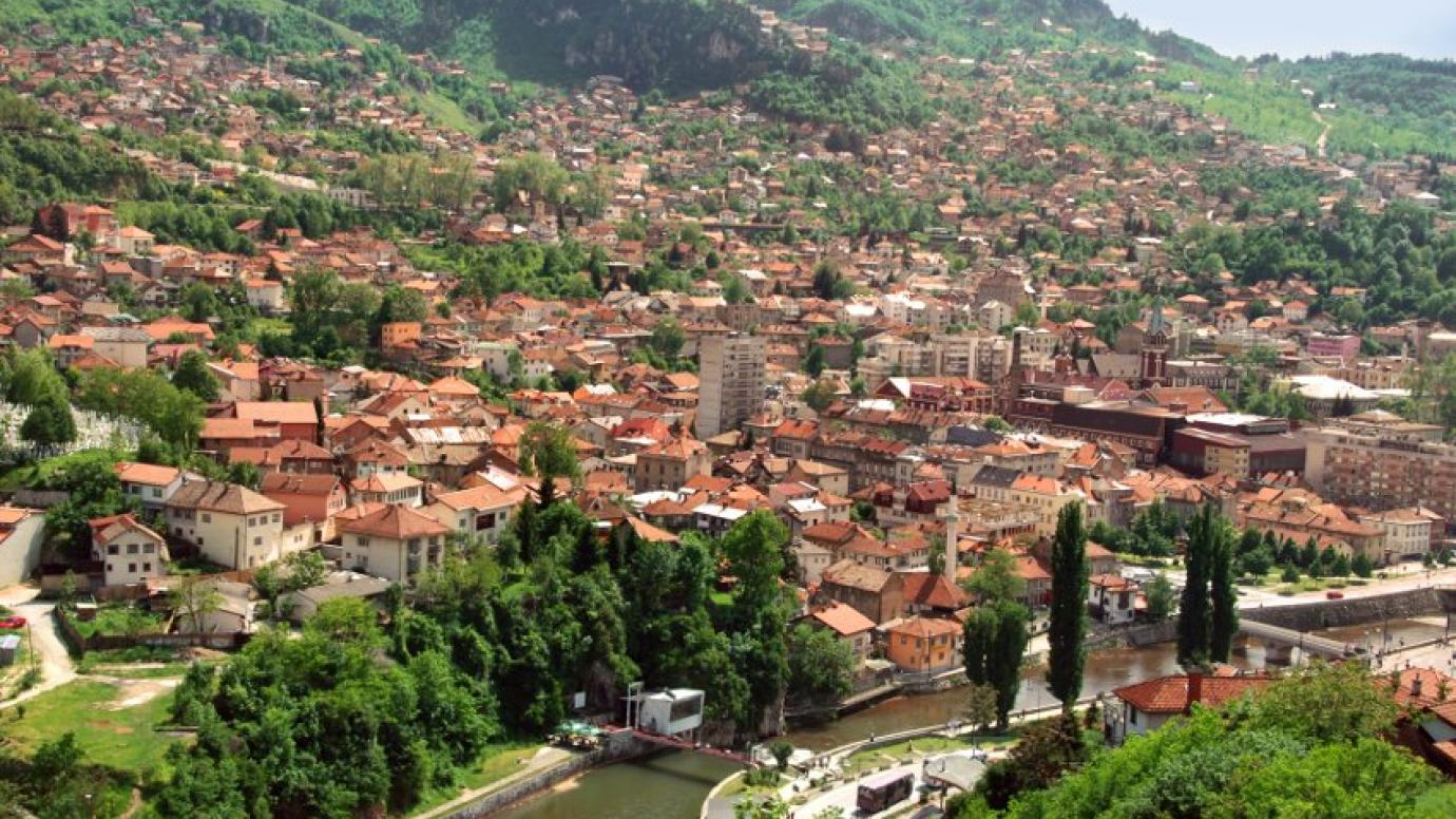 Sarajevo city view