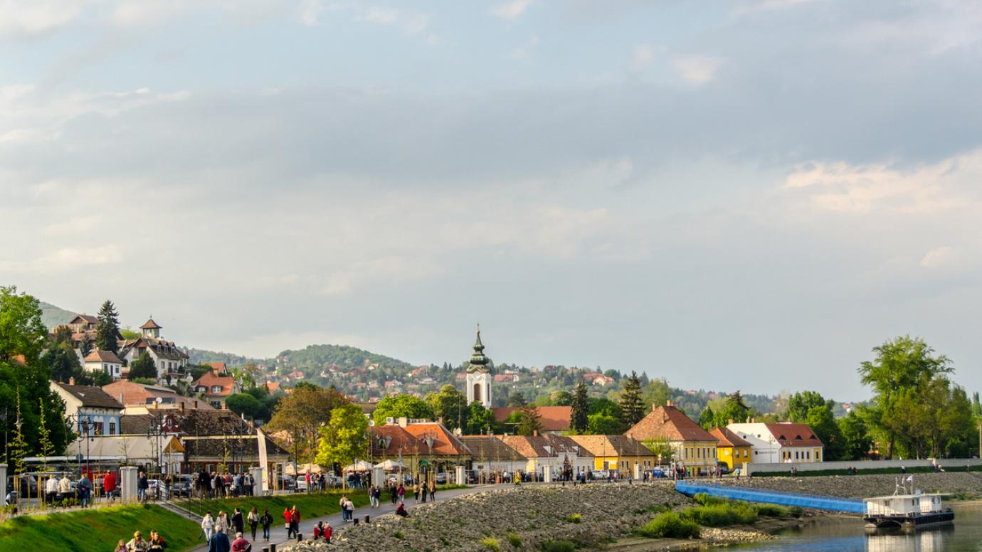 The city of Szentendre in Hungary