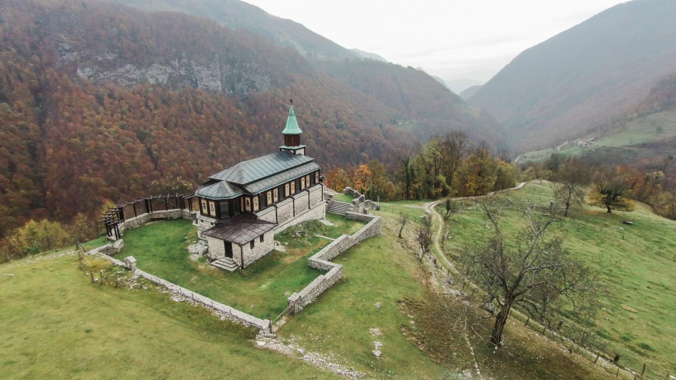 European Heritage Label site, Javorca Church (Tolmin, Slovenia) 
