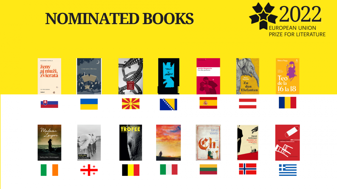 2022 EU Prize for Literature nominees