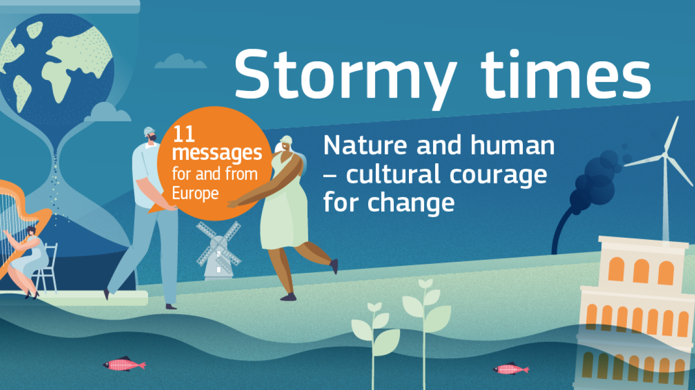 Stormy Times. Nature and humans: Cultural courage for change - report cover