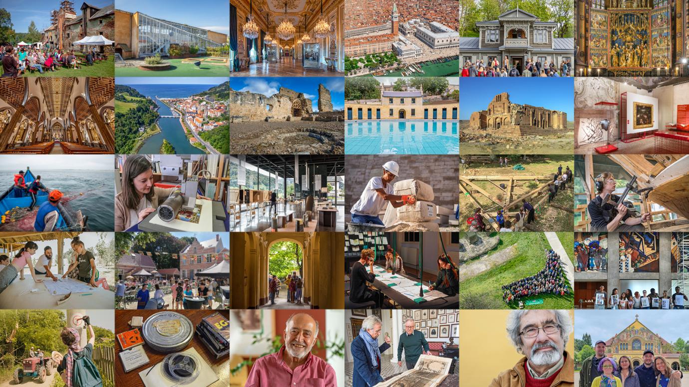 European Heritage Awards 2023 collage of winners