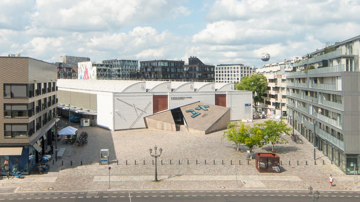 Berlin's creative quarter transformation around the Jewish Academy in the former Blumengroßmarkt (flower market) in the centre of Berlin.